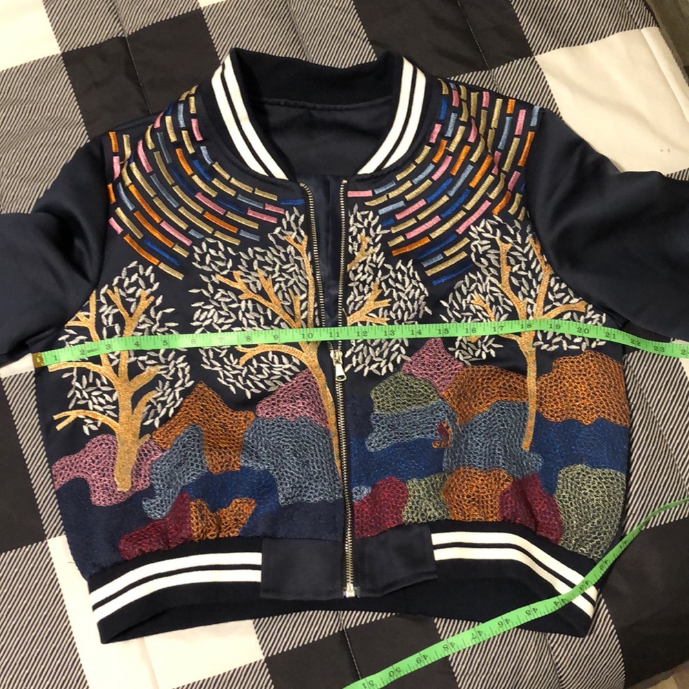 Embroidered Bomber Jacket! - Picture 5 of 5